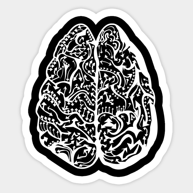 Brainy Sticker by Grounded Earth